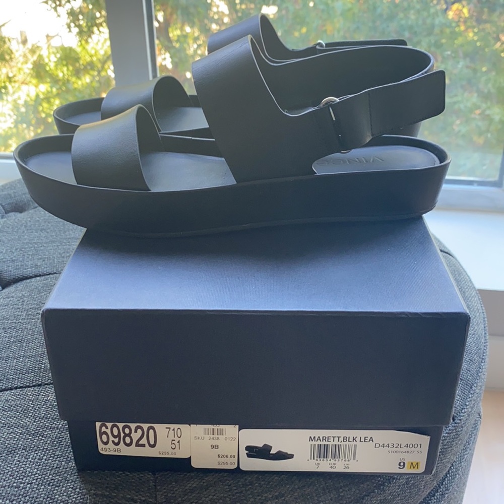 Vince Marett Leather Sandals like new condition